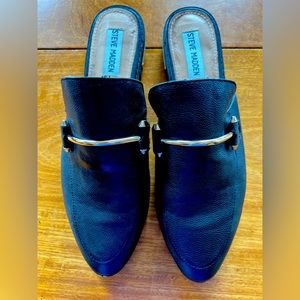 Steve Madden Women’s Black Leather Mules US8.5